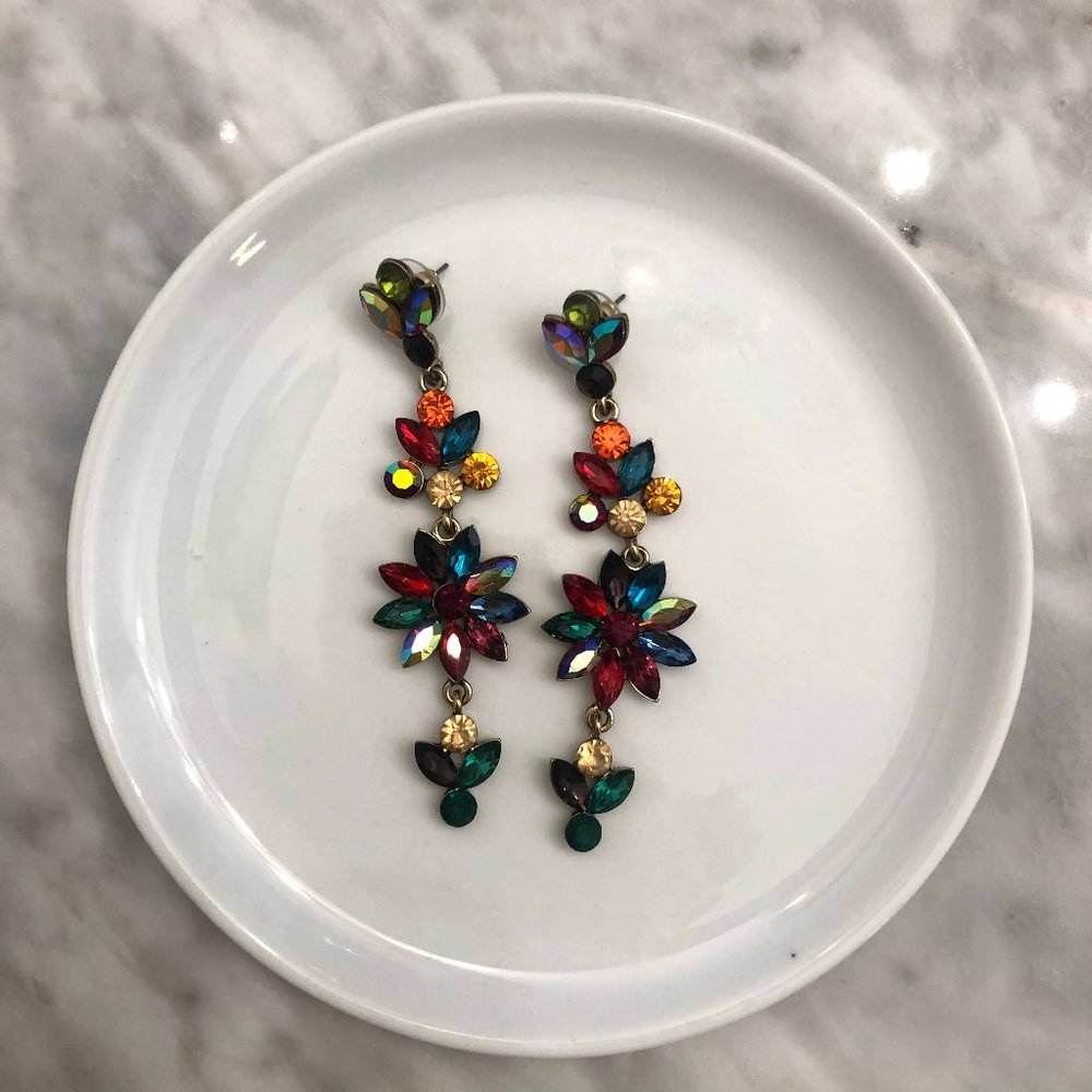 Multicolor Statement Earrings